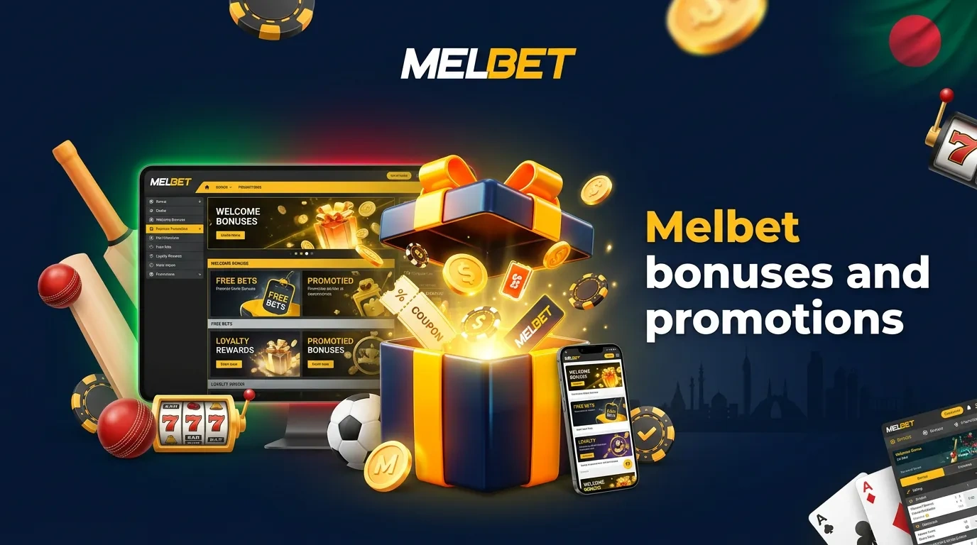 Melbet offers for new and active users with welcome bonuses, ongoing promotions, and exclusive rewards